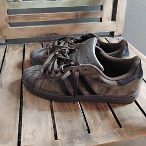 Adidas Men's Dark Brown Sneakers